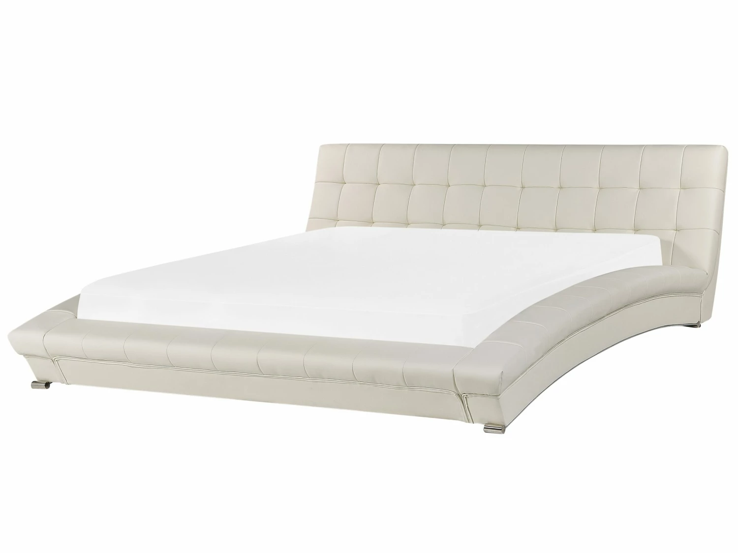 Waterbed Leer Wit 180 X 200 Cm LILLE