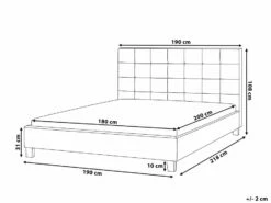 Bed Stof Donkergrijs In Diverse Formaten LA ROCHELLE -slaapkamer Verkoopwinkel undef src sa picid 675898 type whitesh image