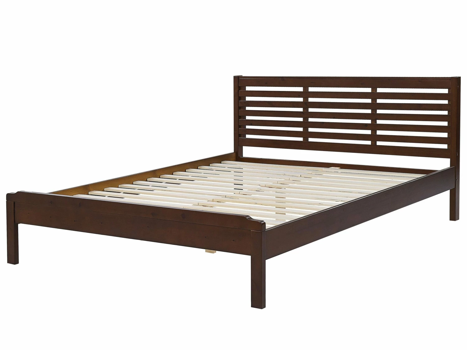 Bed Hout Donkerbruin In Diverse Formaten CARNAC 3 Bed Hout Donkerbruin In Diverse Formaten CARNAC - Afbeelding 3