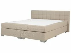 Boxspring Stof Beige 180 X 200 Cm ADMIRAL
