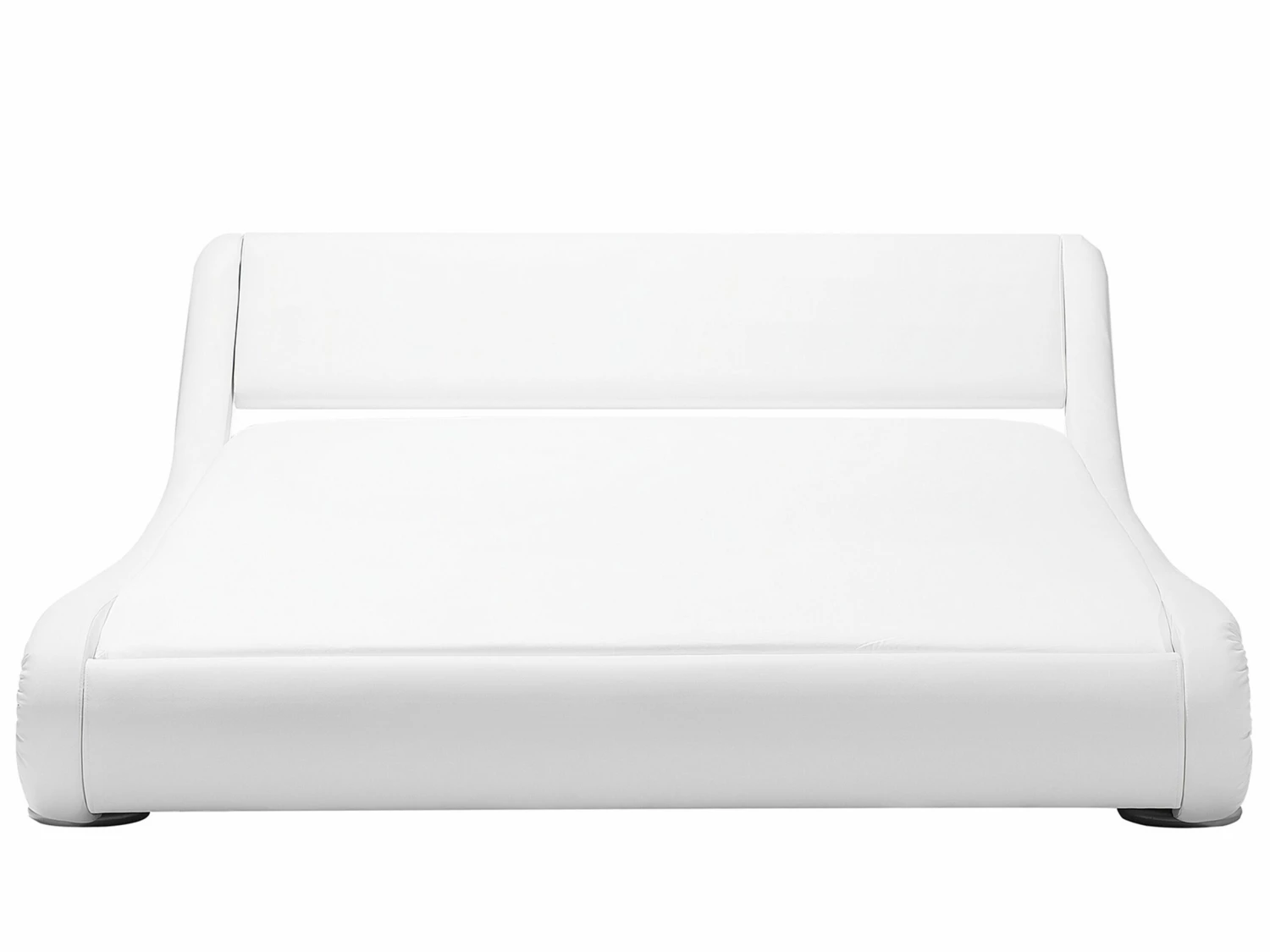 Bed Kunstleer Wit In Diverse Formaten AVIGNON 3 Bed Kunstleer Wit In Diverse Formaten AVIGNON - Afbeelding 3