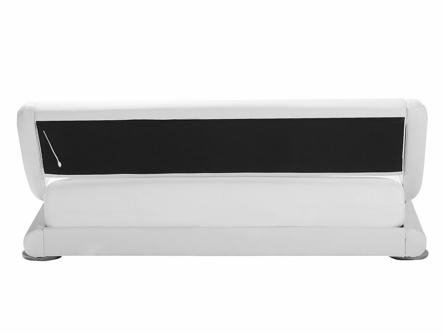 Bed Kunstleer Wit Met LED-verlichting In Diverse Formaten AVIGNON - Afbeelding 9