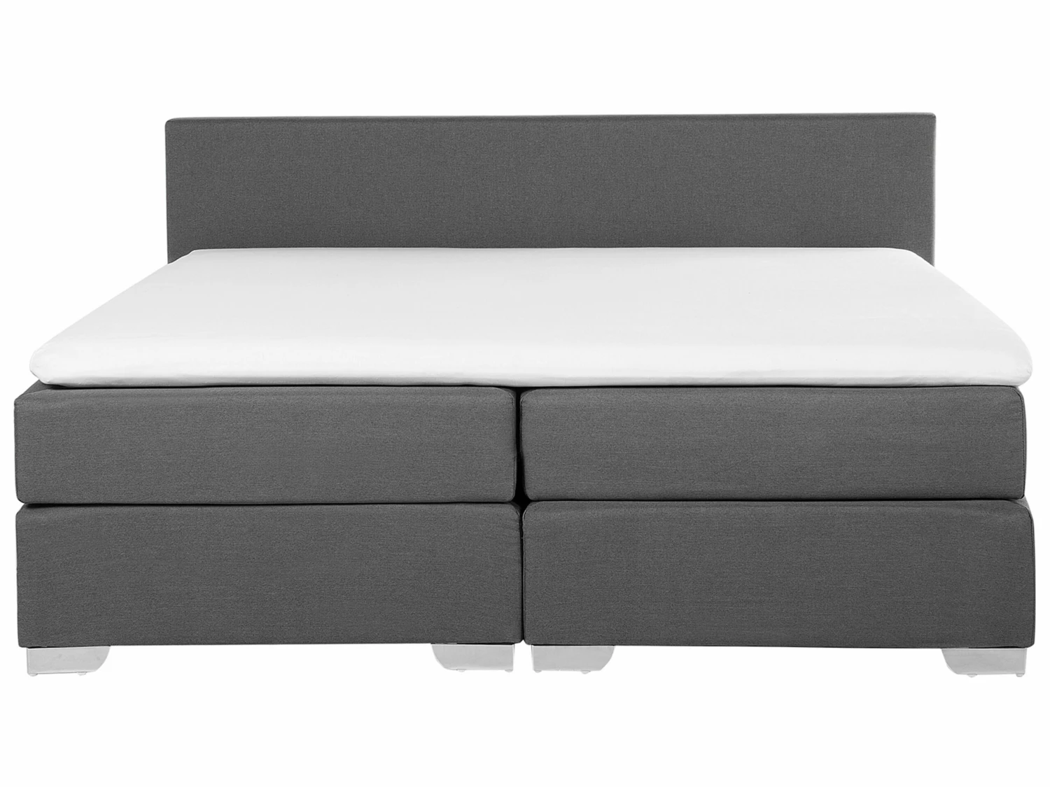 Boxspring Stof Grijs In Diverse Formaten PRESIDENT 3 Boxspring Stof Grijs In Diverse Formaten PRESIDENT - Afbeelding 3