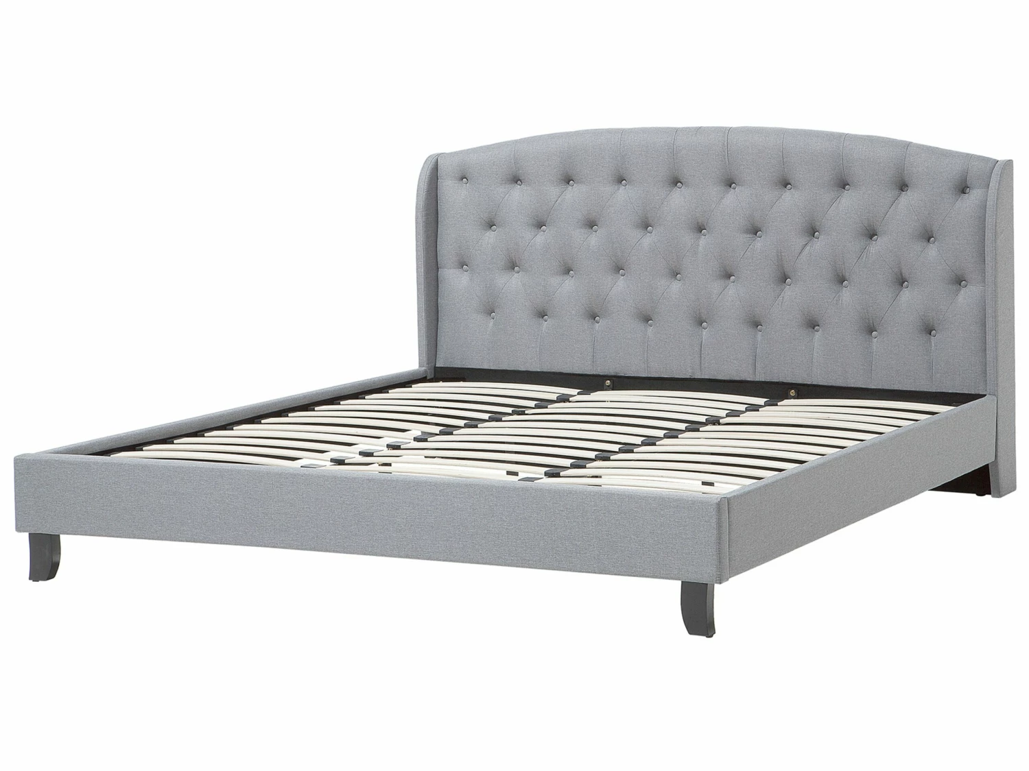 Bed Stof Lichtgrijs In Diverse Formaten BORDEAUX - Afbeelding 7