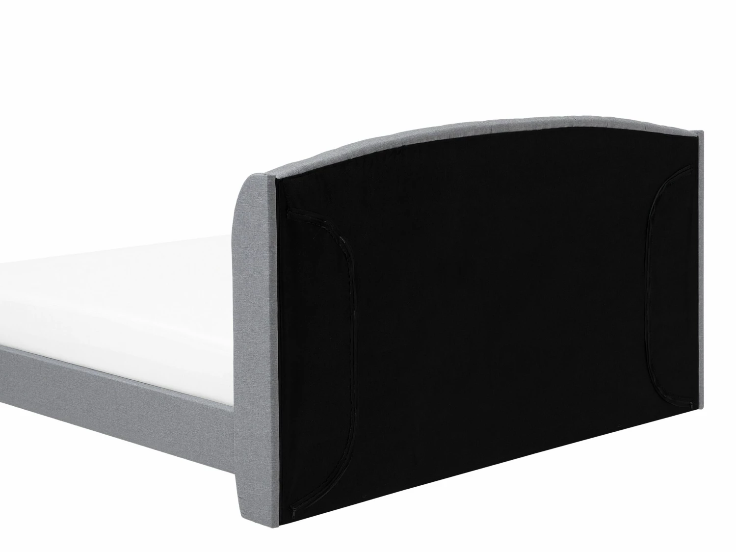 Bed Stof Lichtgrijs In Diverse Formaten BORDEAUX - Afbeelding 10