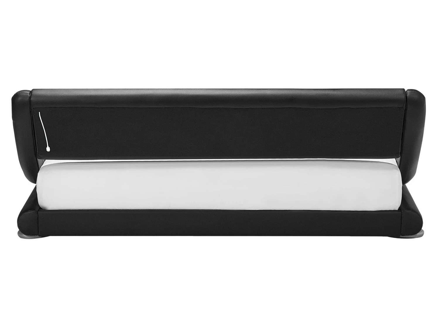 Waterbed Kunstleer Zwart Met LED Multicolor In Diverse Formaten AVIGNON - Afbeelding 8