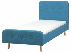 Bed Stof Donkerblauw 90 X 200 Cm RENNES