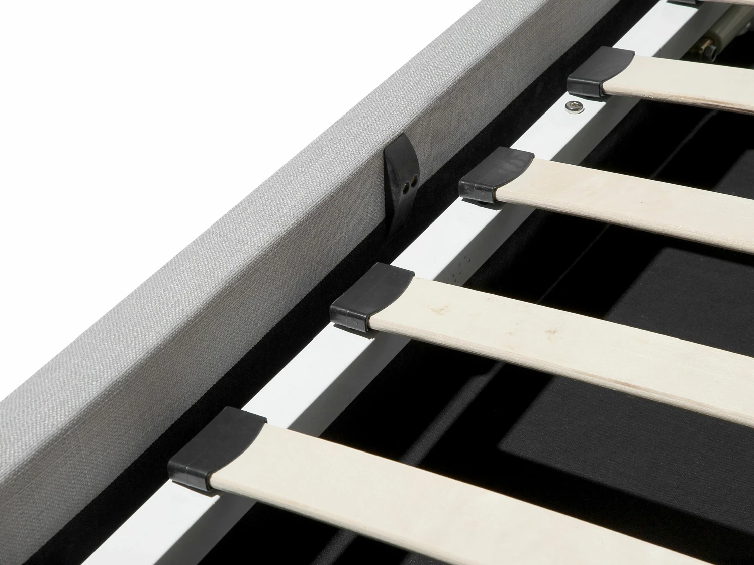 Bed Stof Grijs Met Opbergruimte In Diverse Formaten METZ - Afbeelding 9