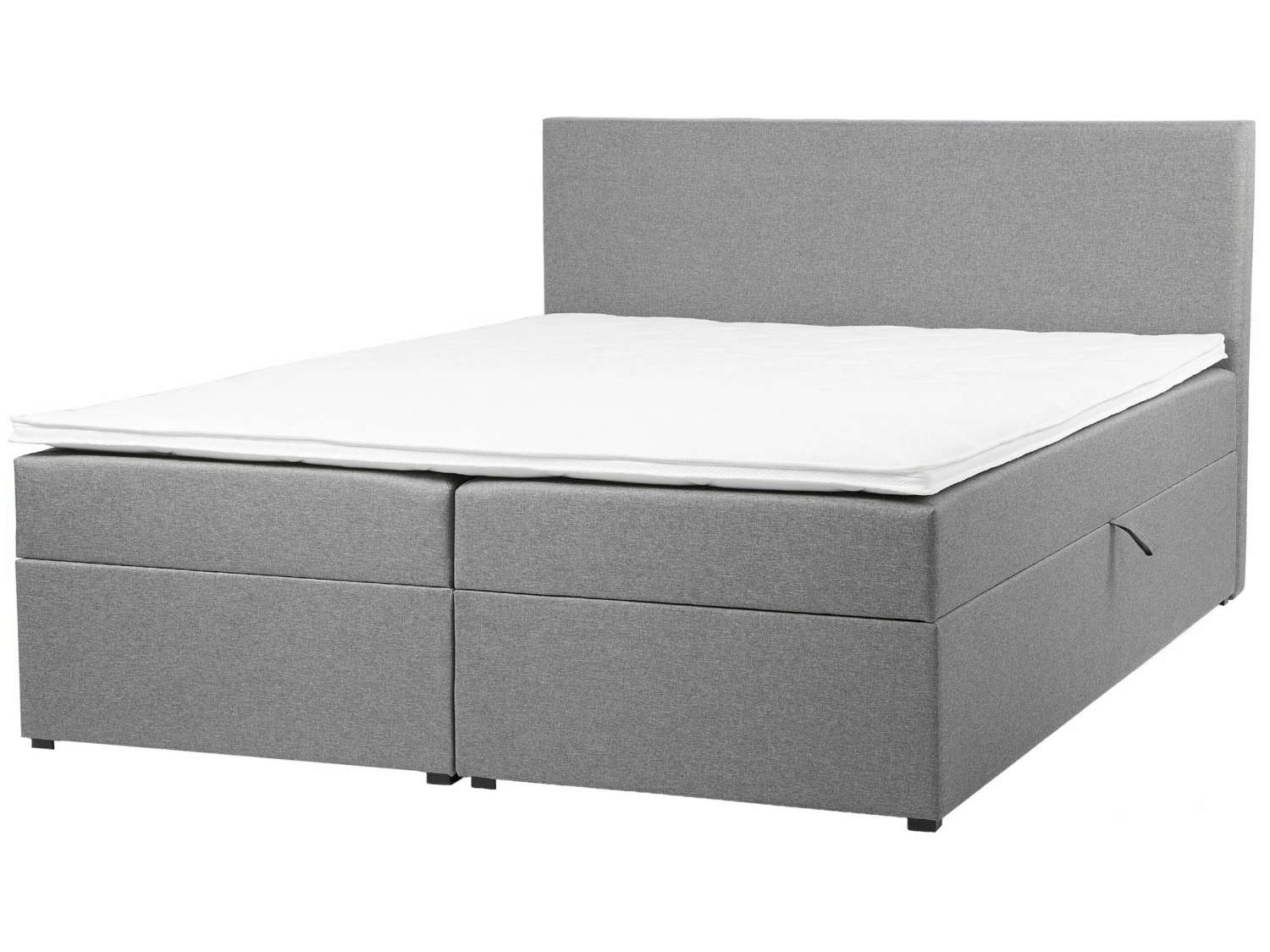 Boxspring Stof Grijs Met Opbergruimte In Diverse Formaten SENATOR 9 Boxspring Stof Grijs Met Opbergruimte In Diverse Formaten SENATOR - Afbeelding 9