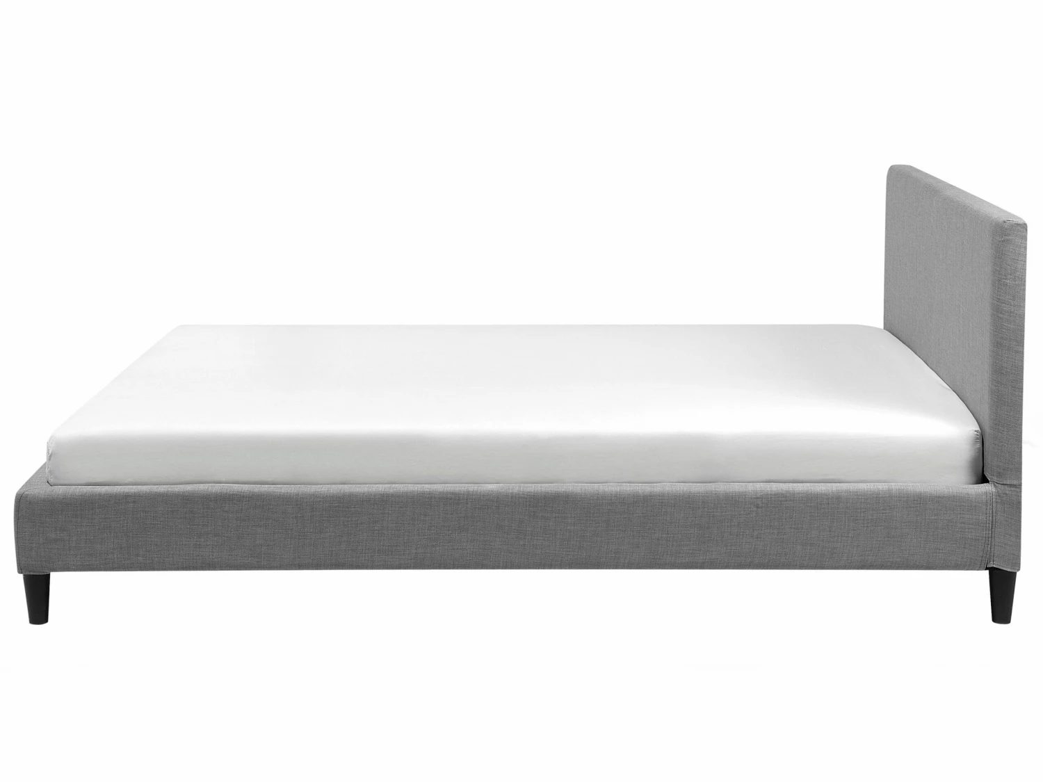 Bed Stof Lichtgrijs In Diverse Formaten FITOU - Afbeelding 5