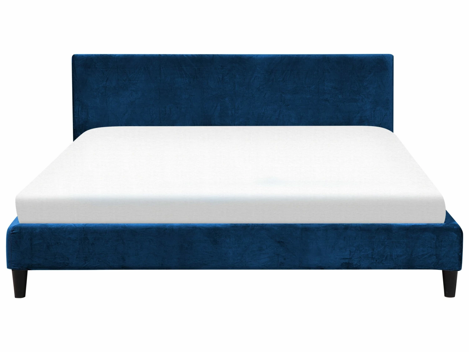 Bed Fluweel Donkerblauw In Diverse Formaten FITOU - Afbeelding 4