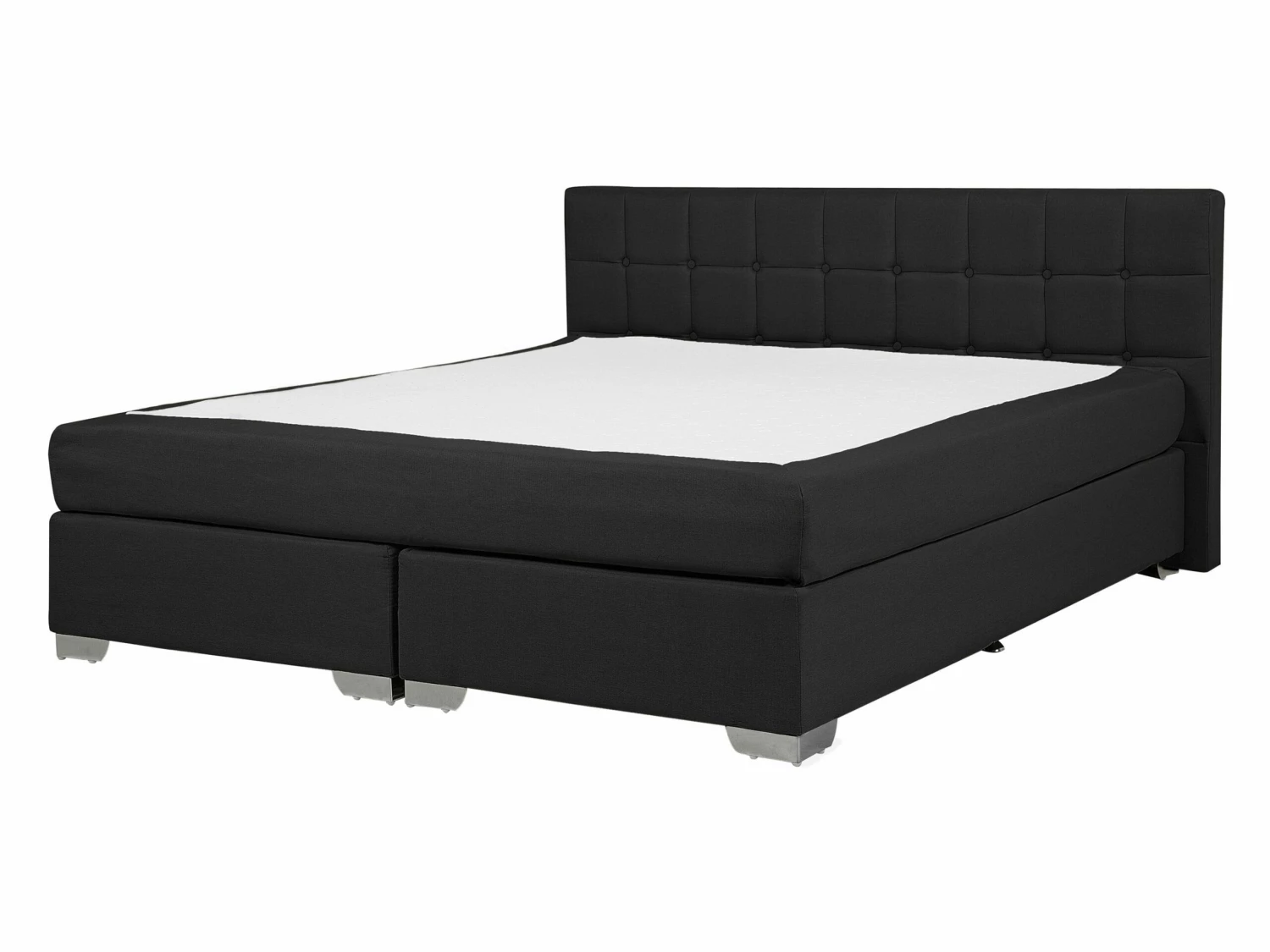 Boxspring Stof Zwart In Diverse Formaten ADMIRAL 1 Boxspring Stof Zwart In Diverse Formaten ADMIRAL