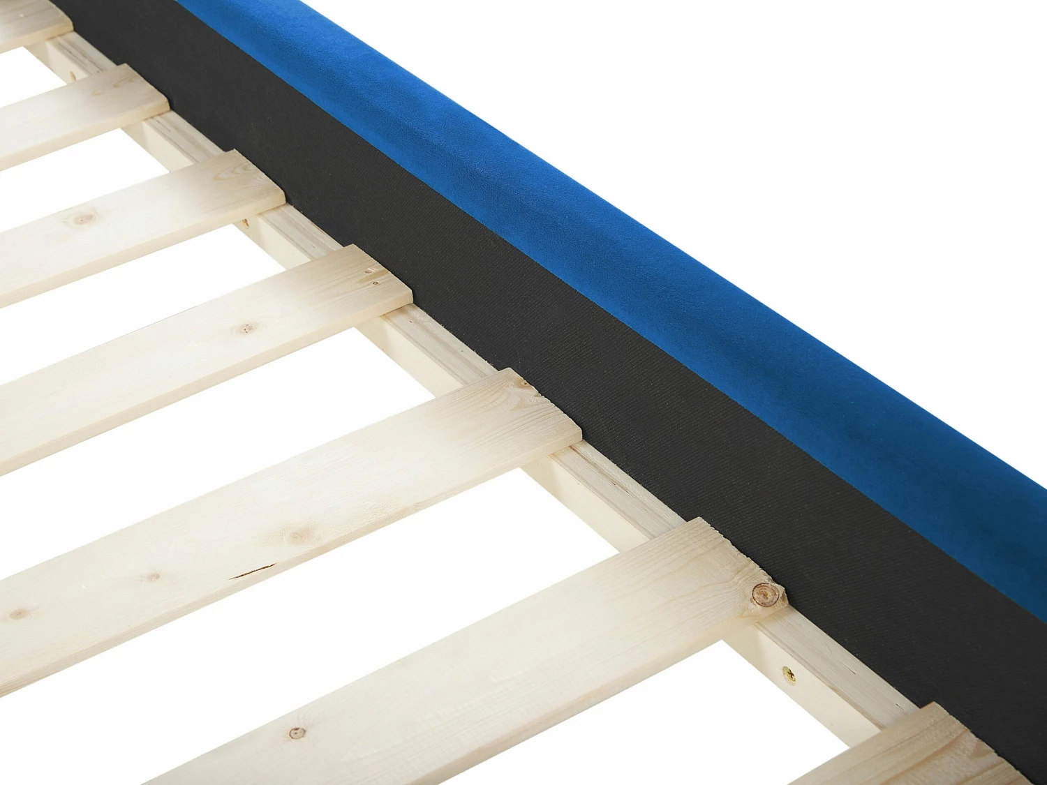 Bed Fluweel Blauw In Diverse Formaten AVALLON - Afbeelding 6