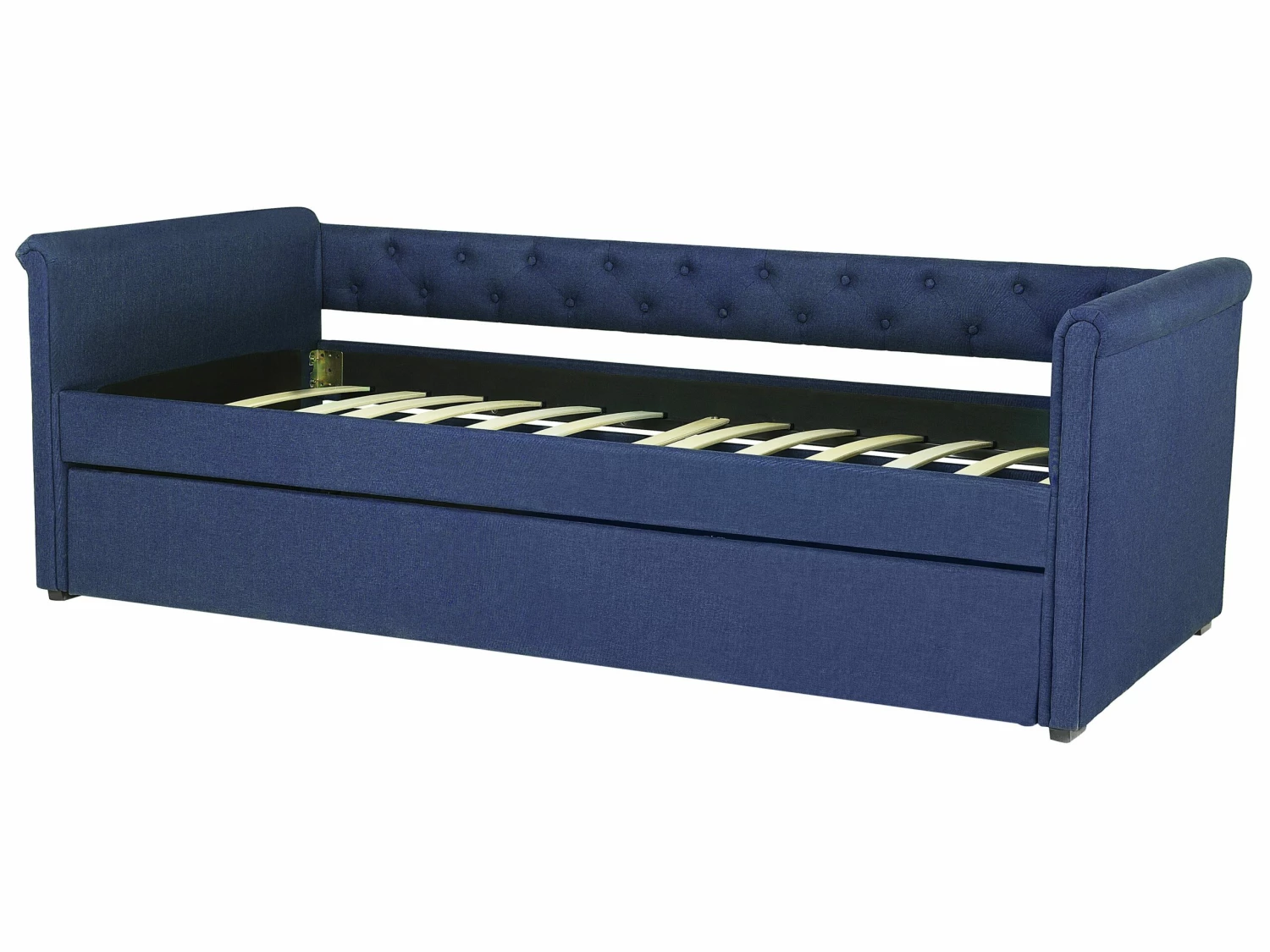 Bedbank Stof Marineblauw 90 X 200 Cm LIBOURNE - Afbeelding 9