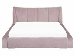 Bed Fluweel Roze 160 X 200 Cm NANTES -slaapkamer Verkoopwinkel undef src sa picid 730025 type whitesh image