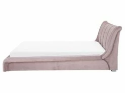 Bed Fluweel Roze 160 X 200 Cm NANTES -slaapkamer Verkoopwinkel undef src sa picid 730026 type whitesh image