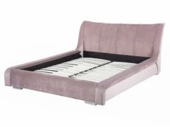 Bed Fluweel Roze 160 X 200 Cm NANTES -slaapkamer Verkoopwinkel undef src sa picid 730028 type whitesh image