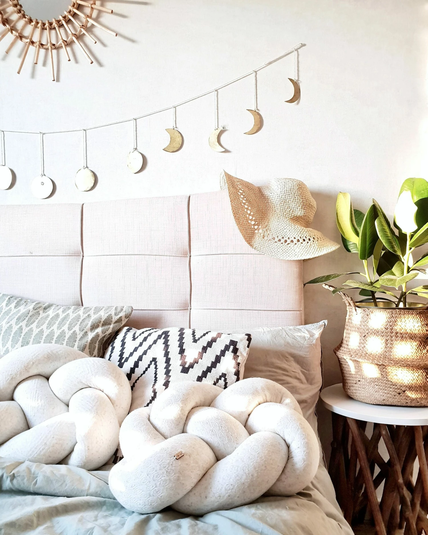 Bed Stof Beige In Diverse Formaten LANNION - Afbeelding 4