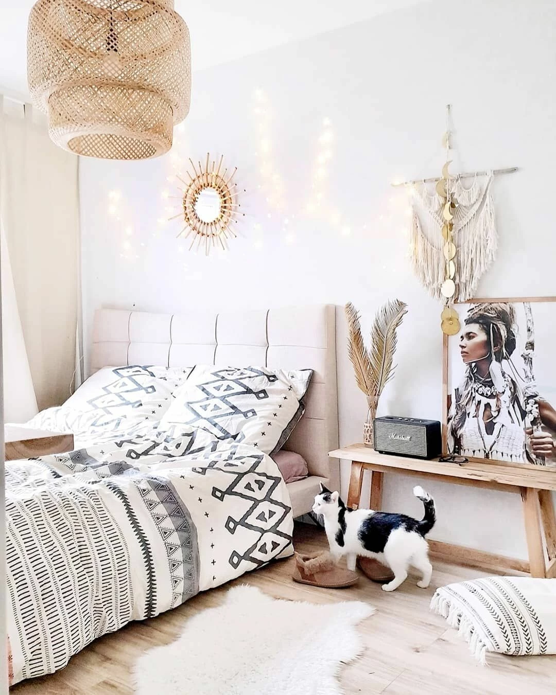 Bed Stof Beige In Diverse Formaten LANNION - Afbeelding 5