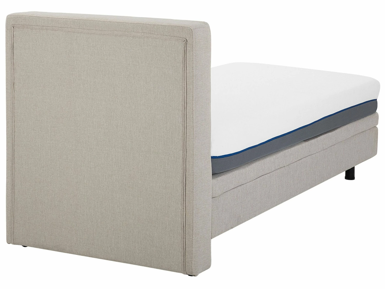 Bed Stof Beige 90 X 200 Cm DUKE - Afbeelding 8