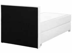 Boxspring Kunstleer Wit 90 X 200 Cm PRESIDENT -slaapkamer Verkoopwinkel undef src sa picid 734720 type whitesh image