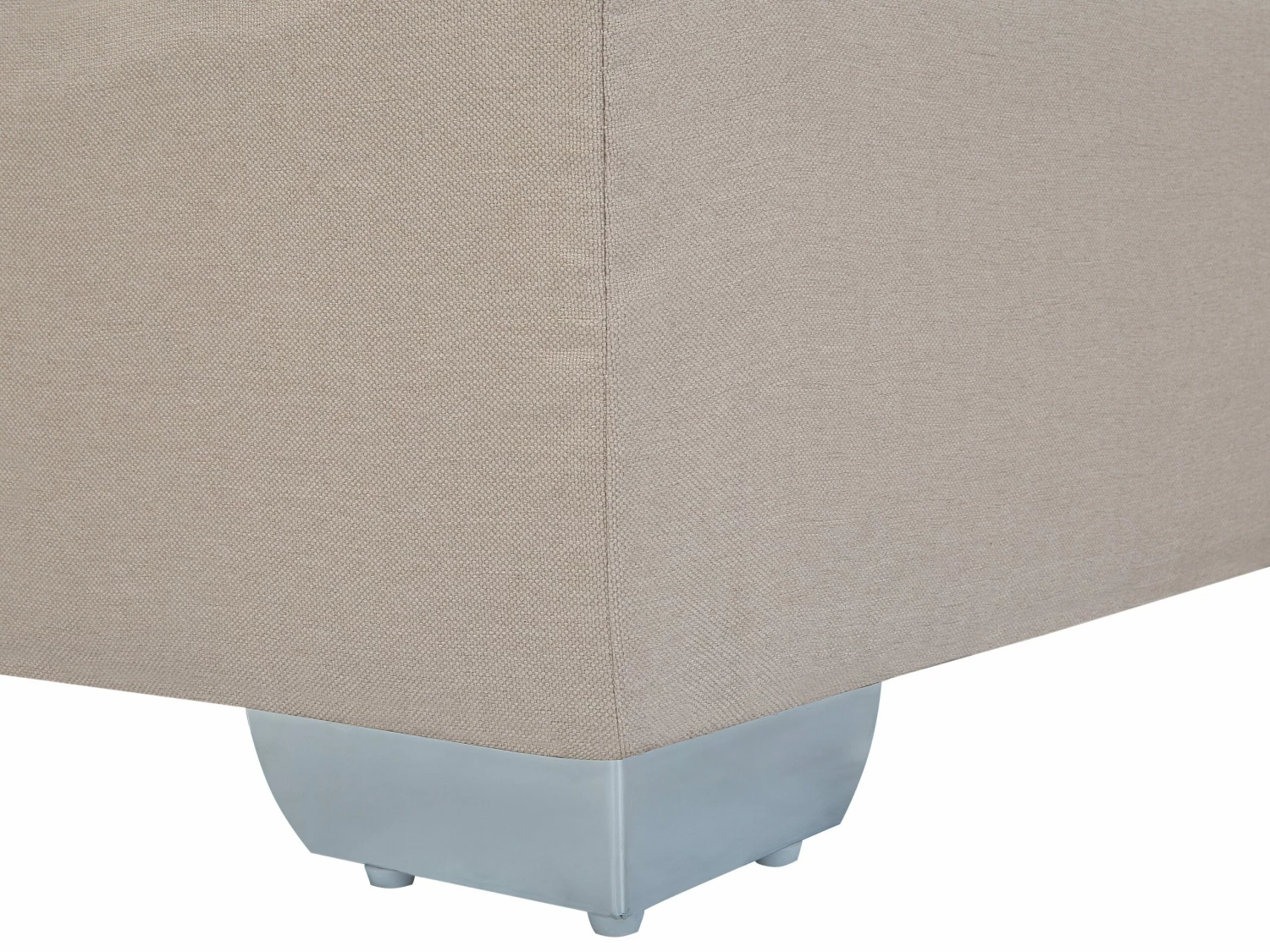 Boxspring Stof Beige 90 X 200 Cm ADMIRAL - Afbeelding 6