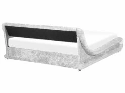 Bed Fluweel Zilver Met LED-verlichting In Diverse Formaten AVIGNON -slaapkamer Verkoopwinkel undef src sa picid 734796 type whitesh image