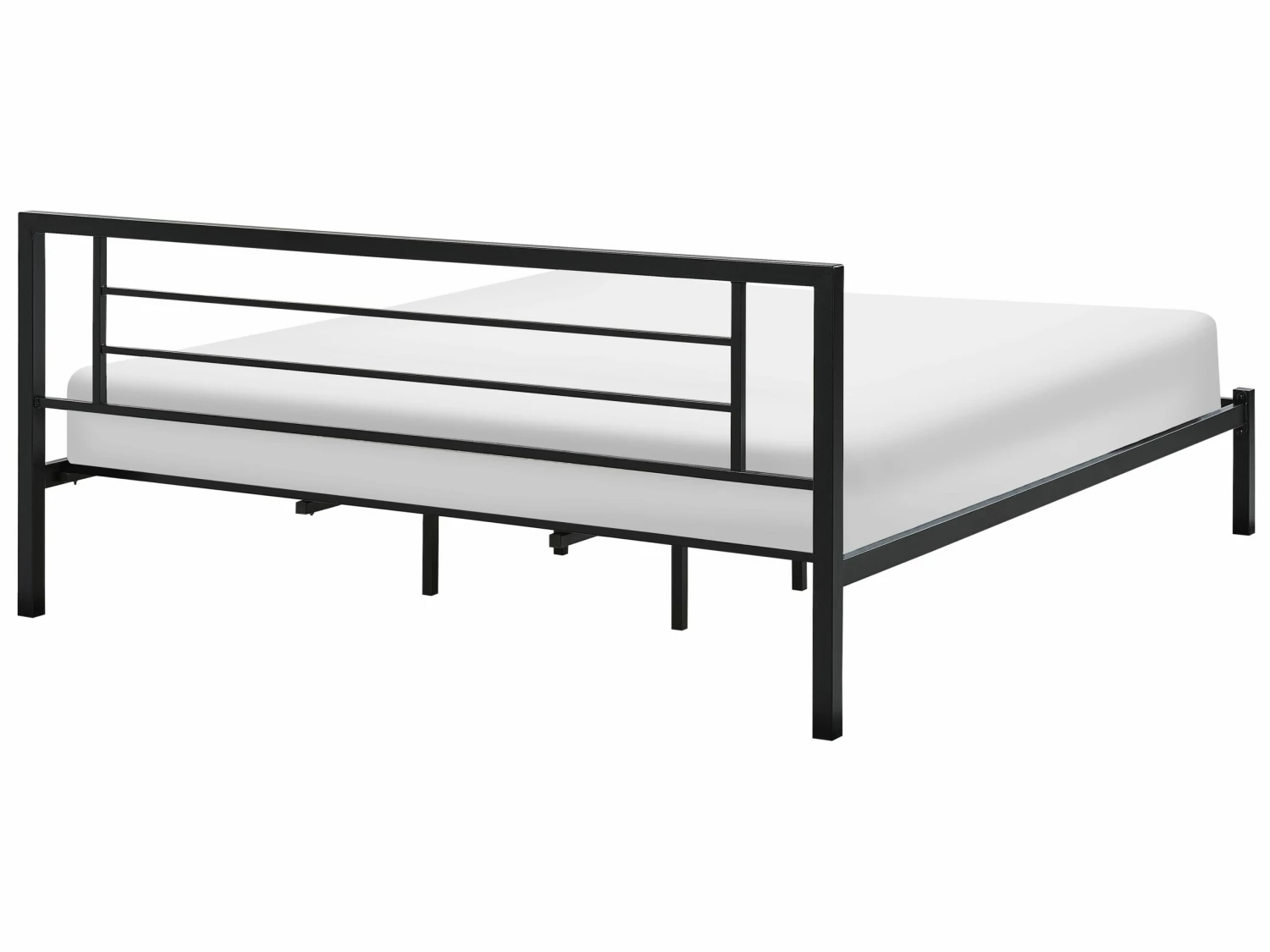 Bed Metaal Zwart In Diverse Formaten CUSSET - Afbeelding 5