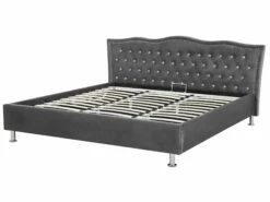Bed Fluweel Donkergrijs Met Opbergruimte In Diverse Formaten METZ -slaapkamer Verkoopwinkel undef src sa picid 736287 type whitesh image