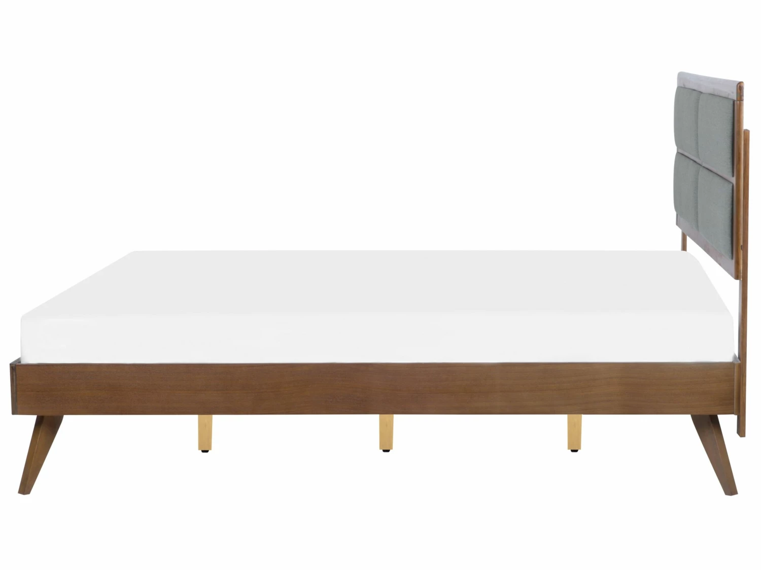 Bed Hout Donkerbruin In Diverse Formaten POISSY - Afbeelding 4