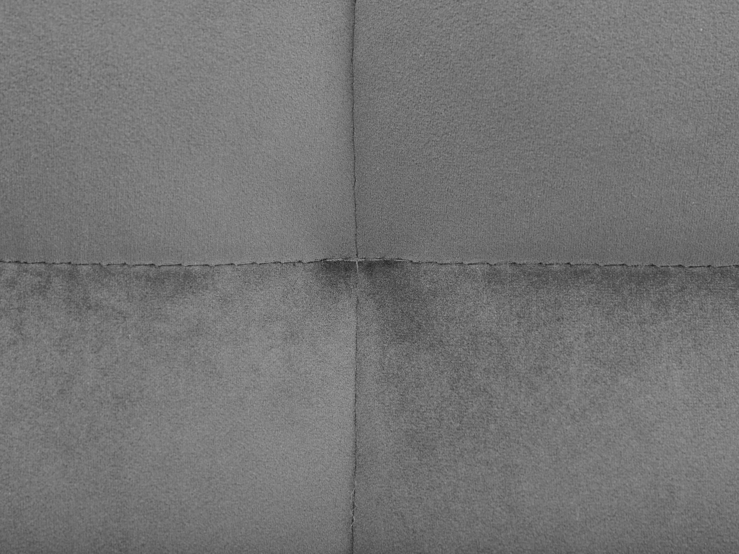 Bed Fluweel Grijs In Diverse Formaten SENLIS - Afbeelding 10