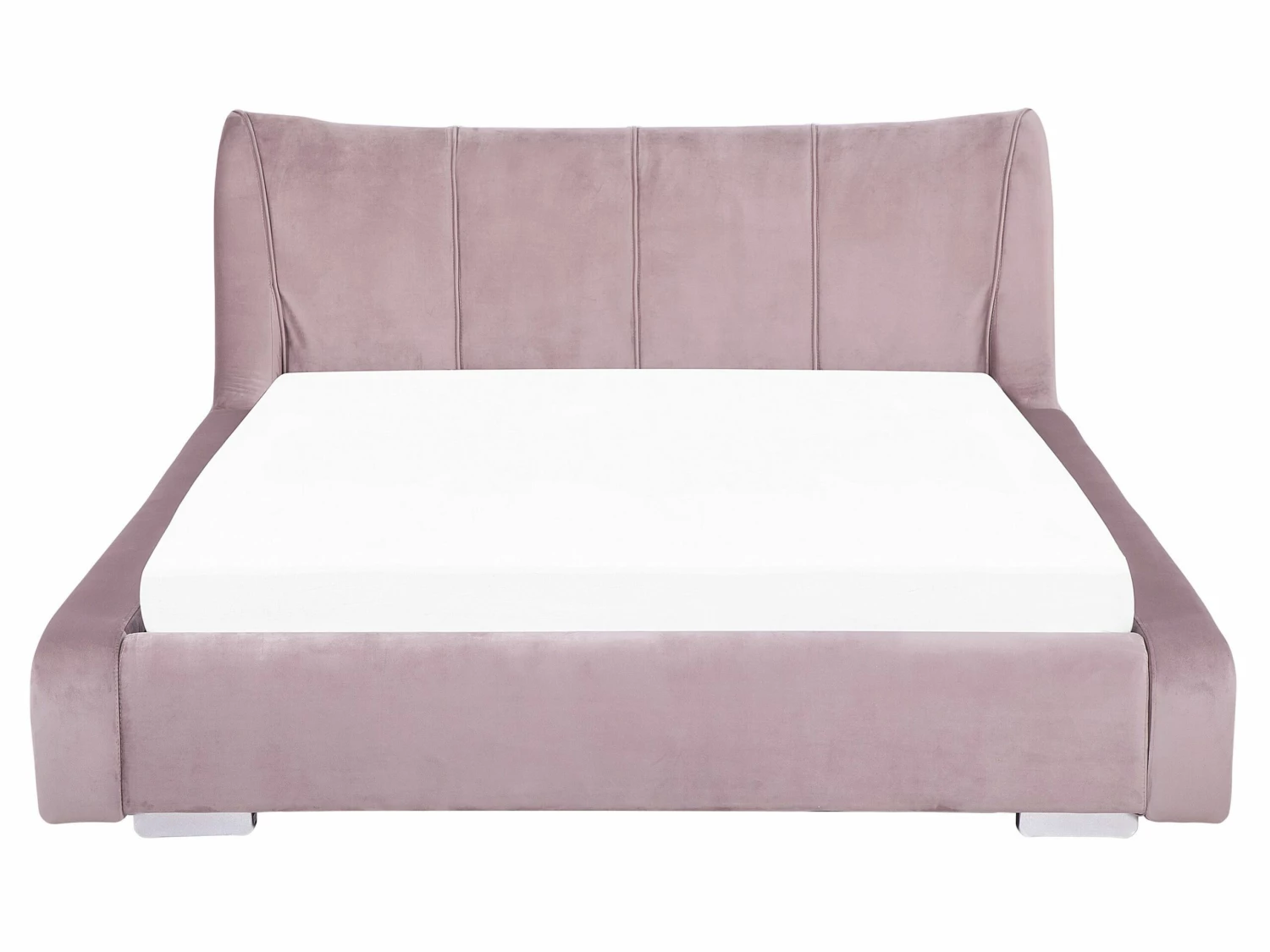 Waterbed Fluweel Roze 160 X 200 Cm NANTES - Afbeelding 3