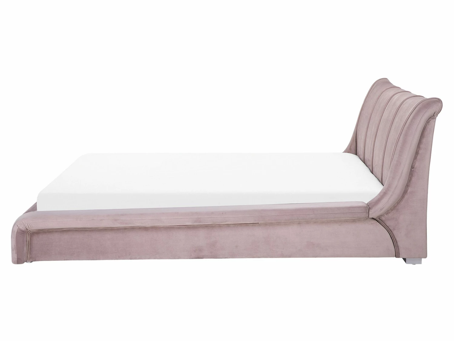 Waterbed Fluweel Roze 160 X 200 Cm NANTES - Afbeelding 4