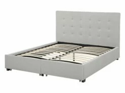 Bed Met Opbergruimte Stof Lichtgrijs In Diverse Formaten LA ROCHELLE -slaapkamer Verkoopwinkel undef src sa picid 744806 type whitesh image