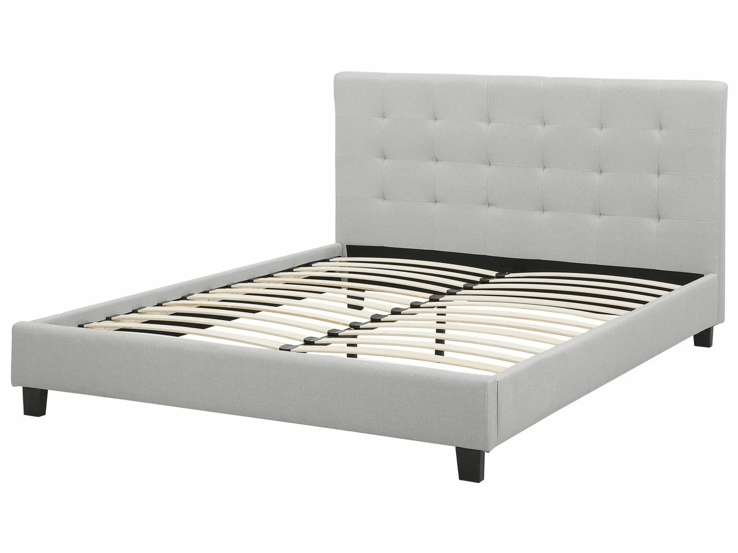 Bed Stof Lichtgrijs In Diverse Formaten LA ROCHELLE - Afbeelding 5