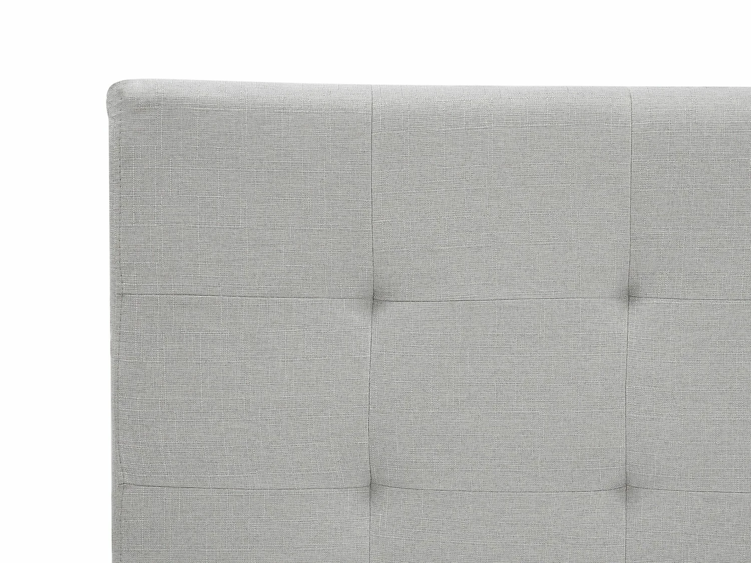 Bed Stof Lichtgrijs In Diverse Formaten LA ROCHELLE - Afbeelding 7