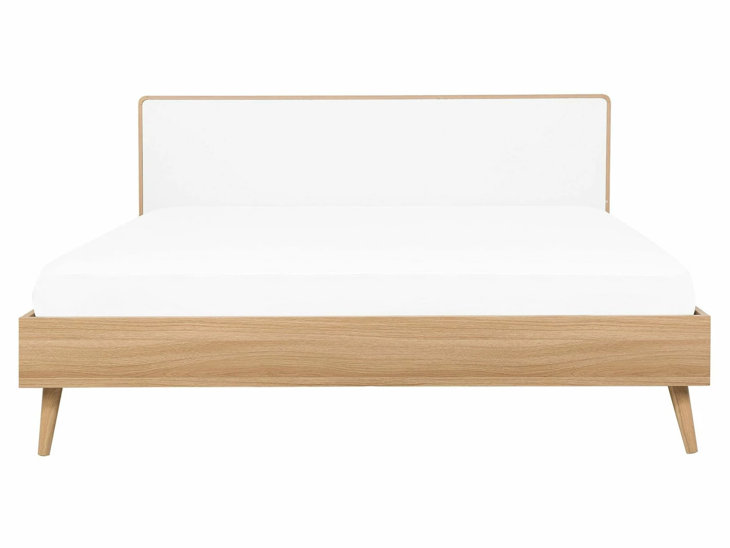 Bed Hout Lichtbruin In Diverse Formaten SERRIS - Afbeelding 3