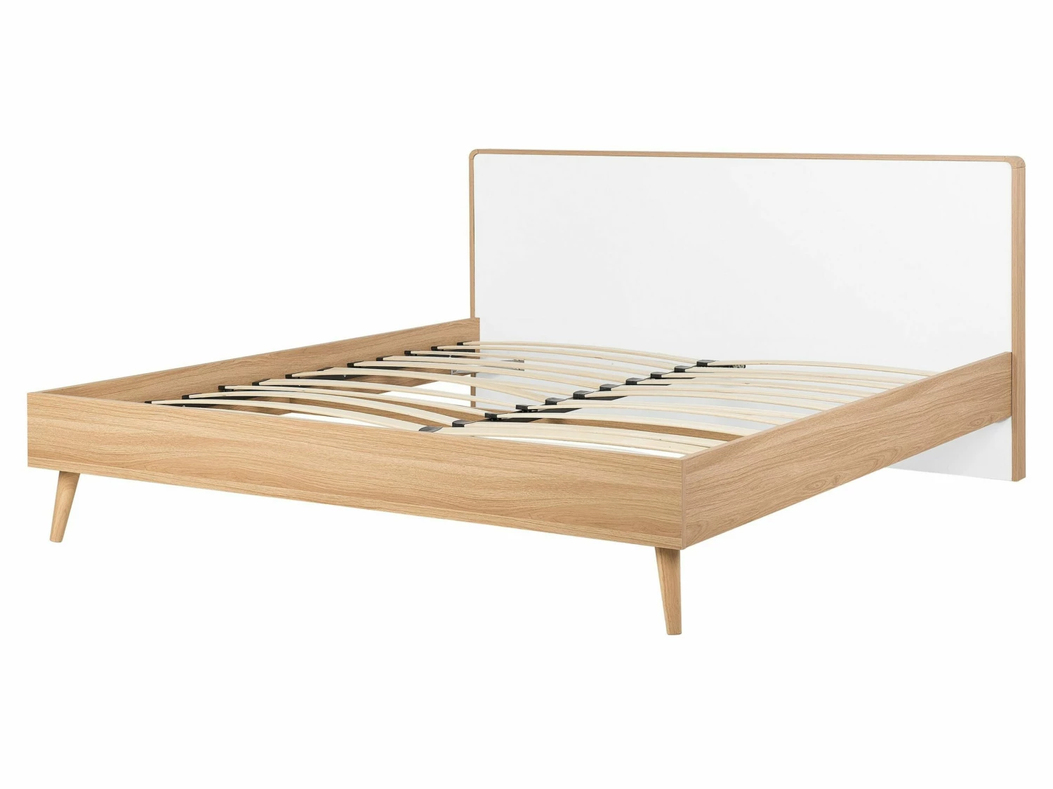 Bed Hout Lichtbruin In Diverse Formaten SERRIS - Afbeelding 4