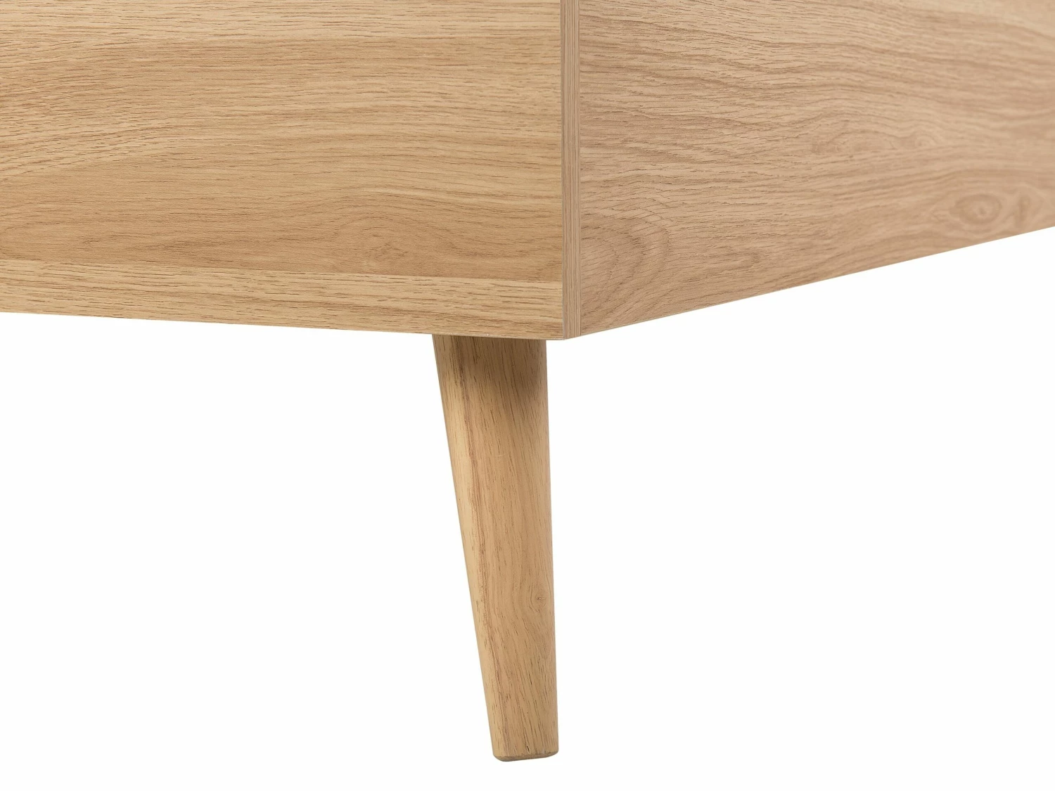 Bed Hout Lichtbruin In Diverse Formaten SERRIS - Afbeelding 8