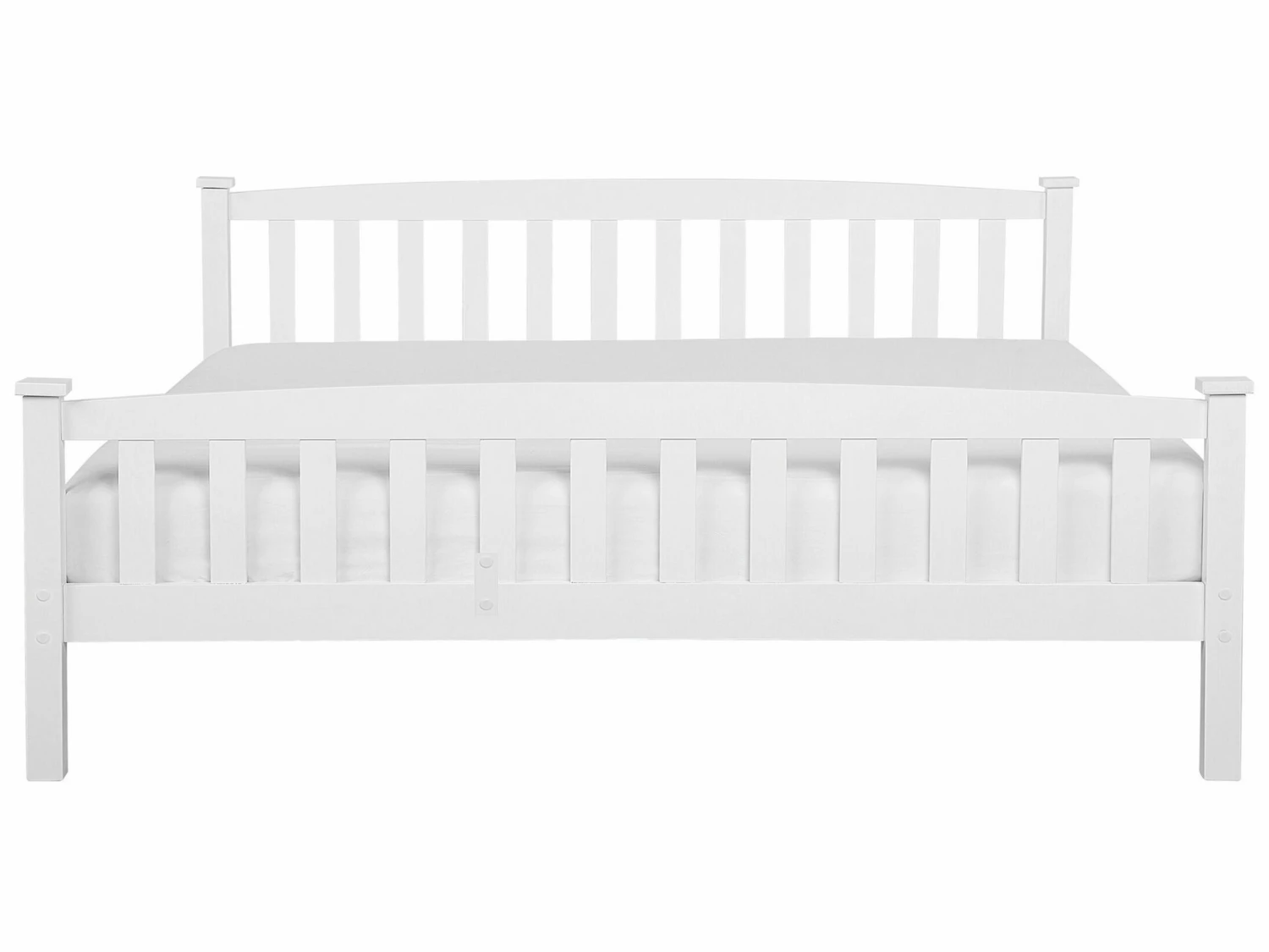 Bed Hout Wit In Diverse Formaten GIVERNY - Afbeelding 3