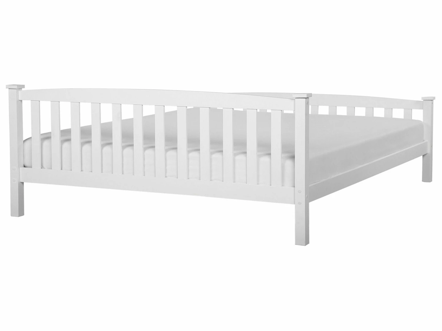 Bed Hout Wit In Diverse Formaten GIVERNY - Afbeelding 4