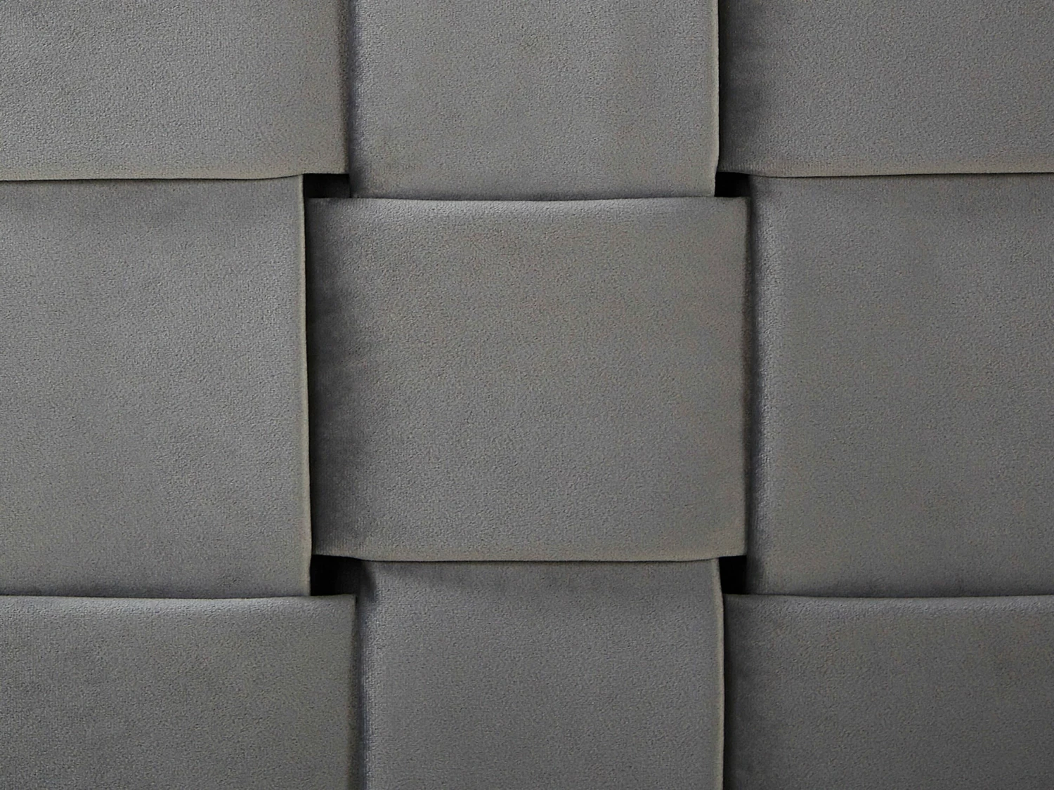 Bed Fluweel Grijs In Diverse Formaten LIMOUX - Afbeelding 9