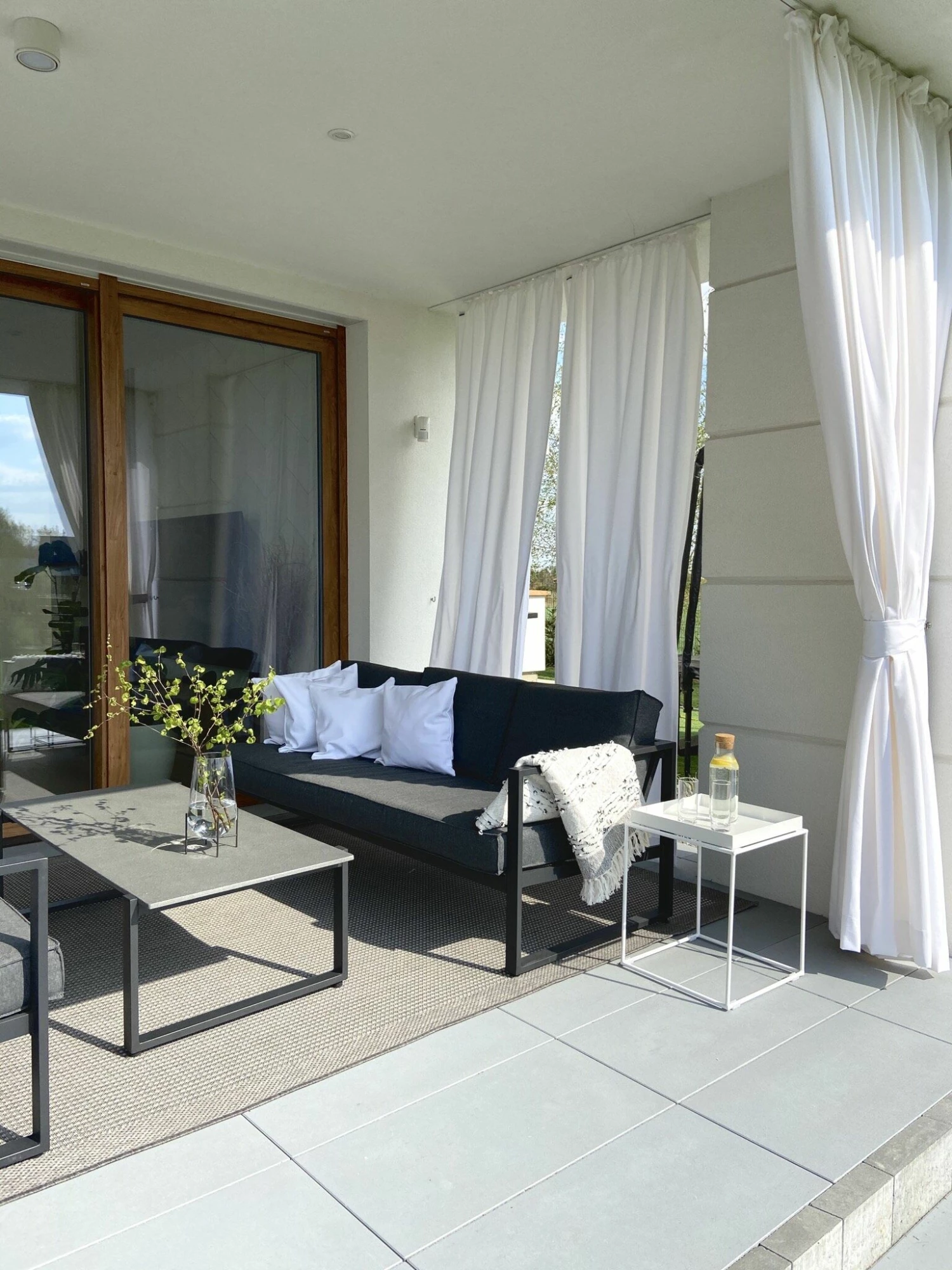 Plaid Lichtgrijs YAMALAK - Afbeelding 3