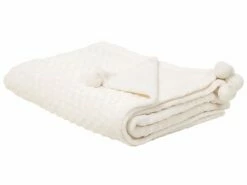 Plaid Crème In Diverse Formaten SAMUR