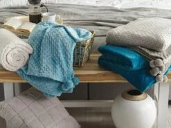 Plaid Turquoise In Diverse Formaten SAITLER -slaapkamer Verkoopwinkel undef src sa picid 771152 type color image