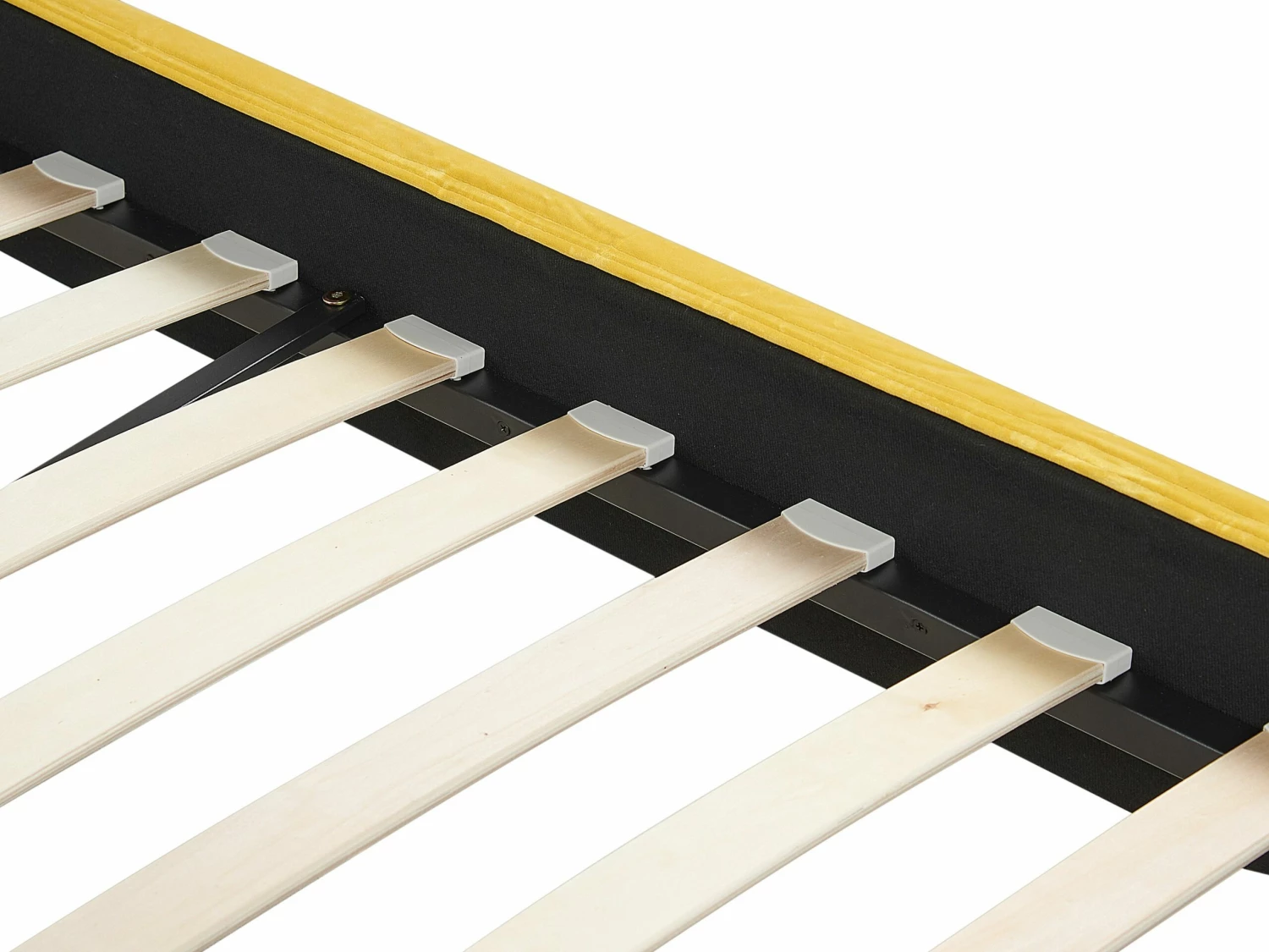 Bed Fluweel Geel In Diverse Formaten FITOU - Afbeelding 6