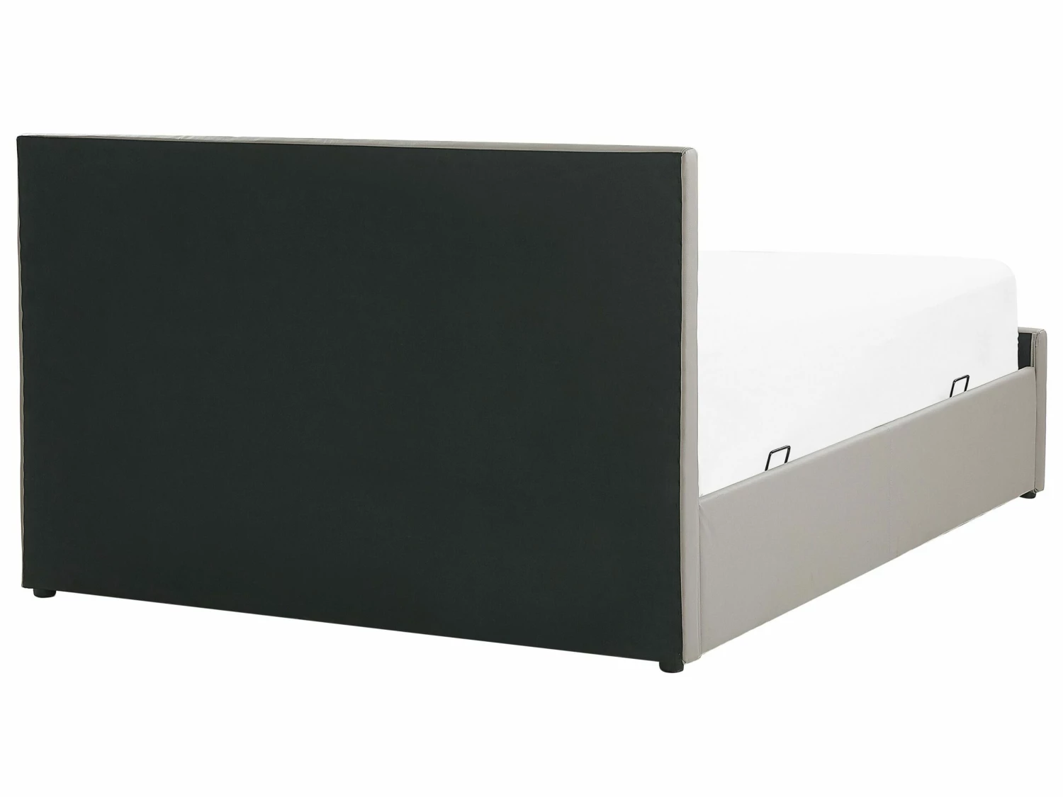 Bed Kunstleer Taupe Met Opbergruimte In Diverse Formaten ROCHEFORT - Afbeelding 9