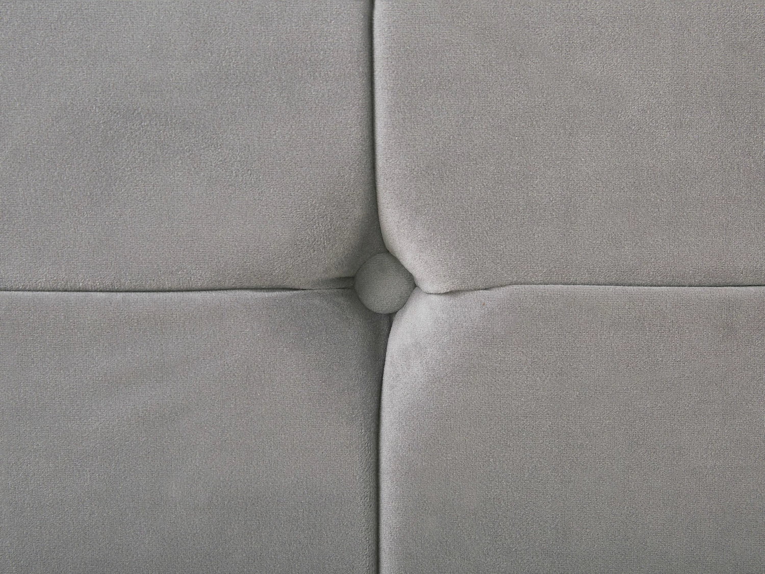 Bed Fluweel Grijs In Diverse Formaten AMBERT 9 Bed Fluweel Grijs In Diverse Formaten AMBERT - Afbeelding 9