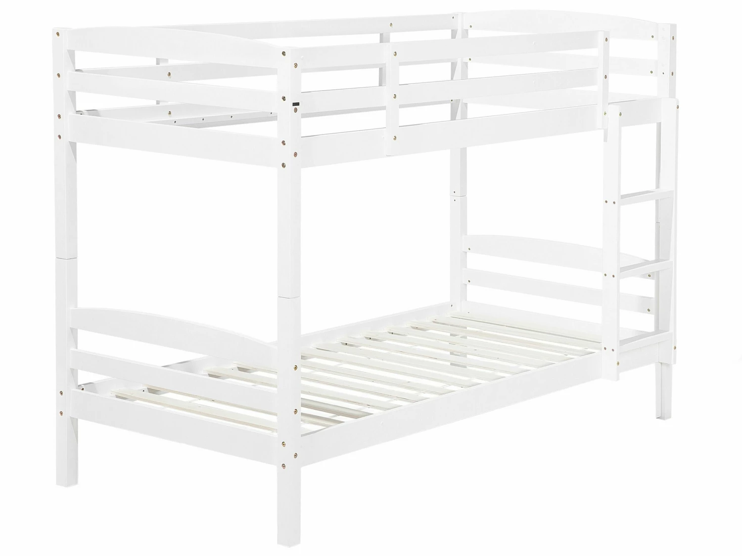 Stabelbed Met Opbergruimte Hout Wit 90 X 200 Cm REGAT - Afbeelding 9