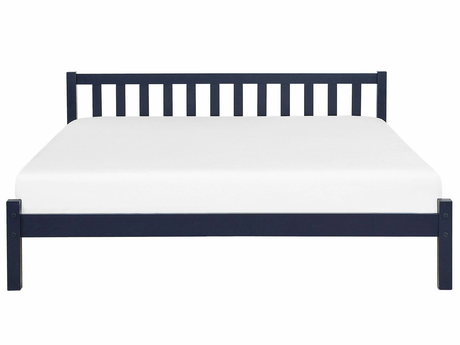 Bed Hout Marineblauw In Diverse Formaten FLORAC - Afbeelding 4